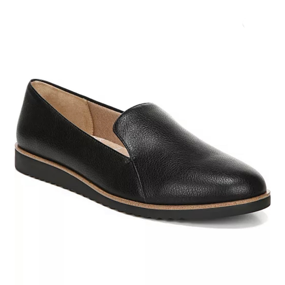 ZENDAYA Slip On Black Loafer Women's Shoes