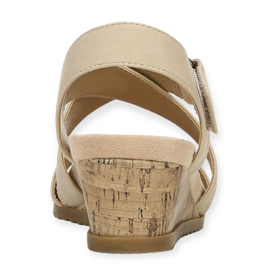 SINCERE Women's Strappy Wedge Heel Sandals
