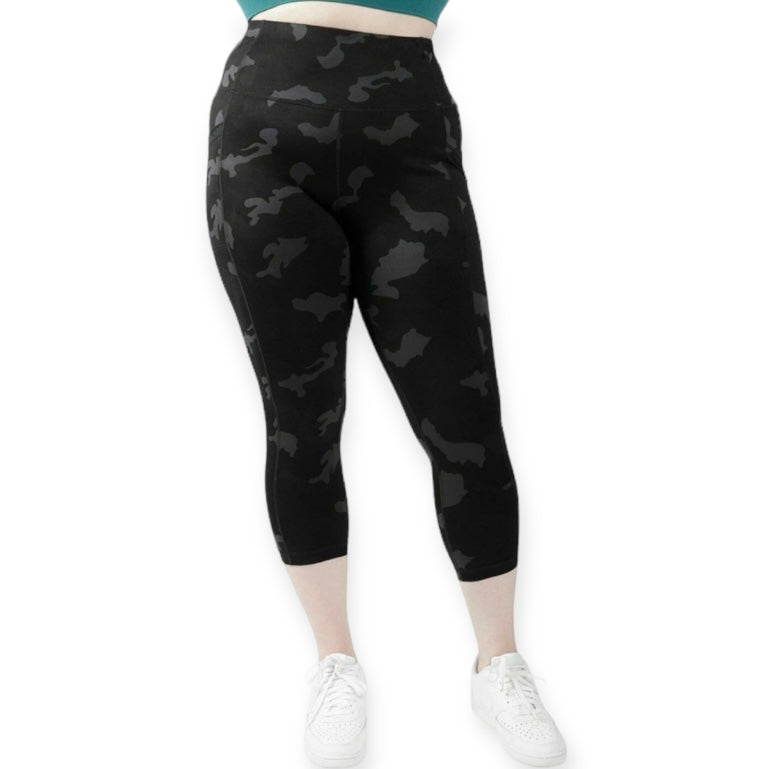 High Waist Squat Proof Soft Printed Camo Women's Leggings