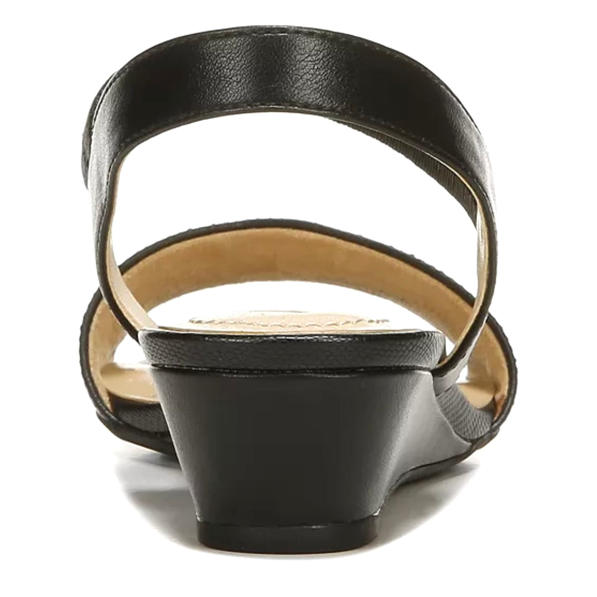 YUMA Wedge Sandals Black Women's Shoes