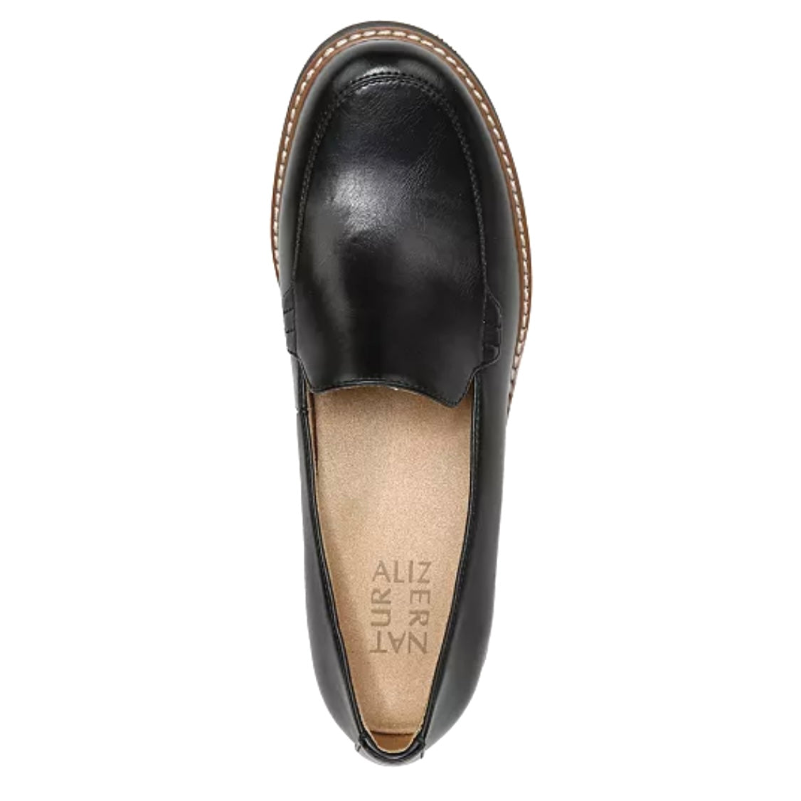 CABARET Lug Sole Loafers Black