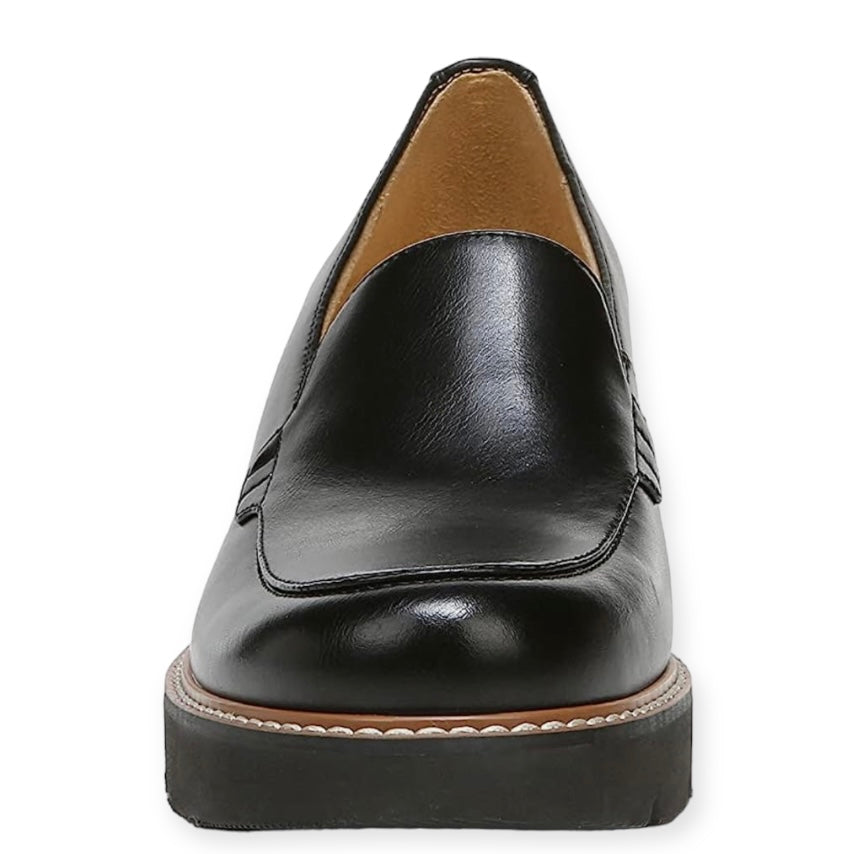 CABARET Lug Sole Loafers Black