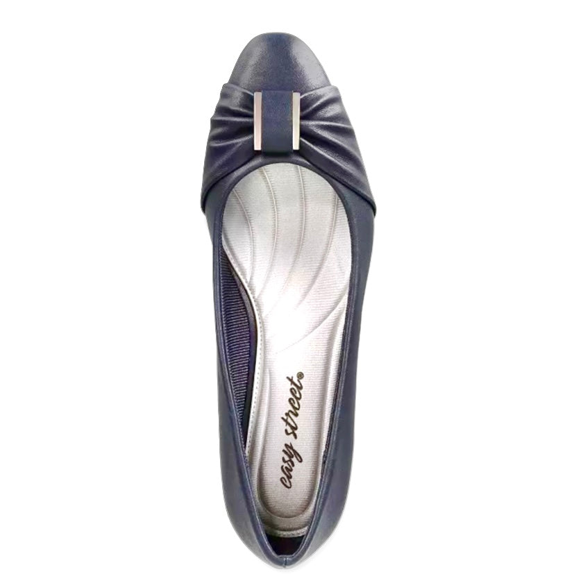 ELOISE Navy Pumps Slip On Women's Shoes