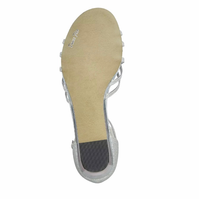 TARRAH Women's Evening Ankle Strap Wedge Heel Sandals
