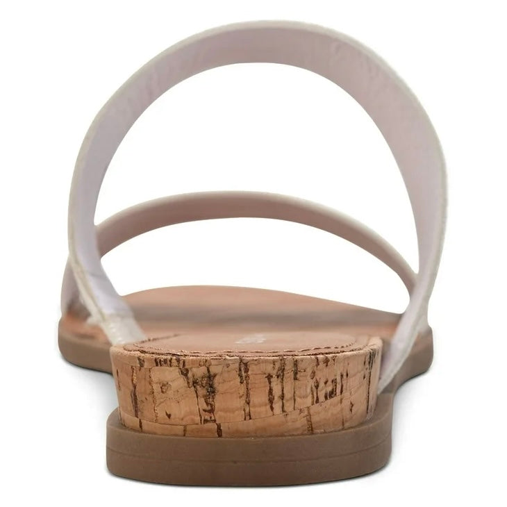 EASTEN Flats Double Band Slide Sandals