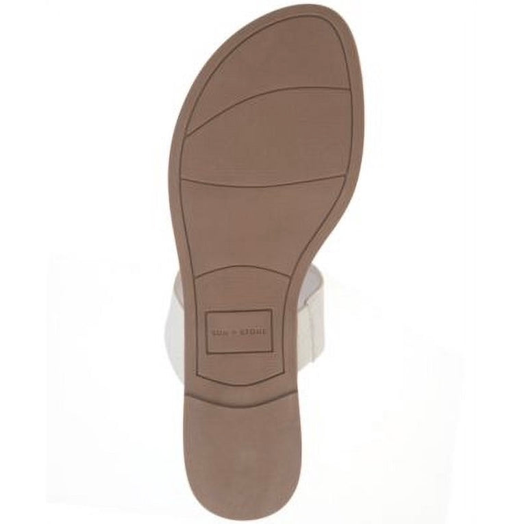 EASTEN Flats Double Band Slide Sandals