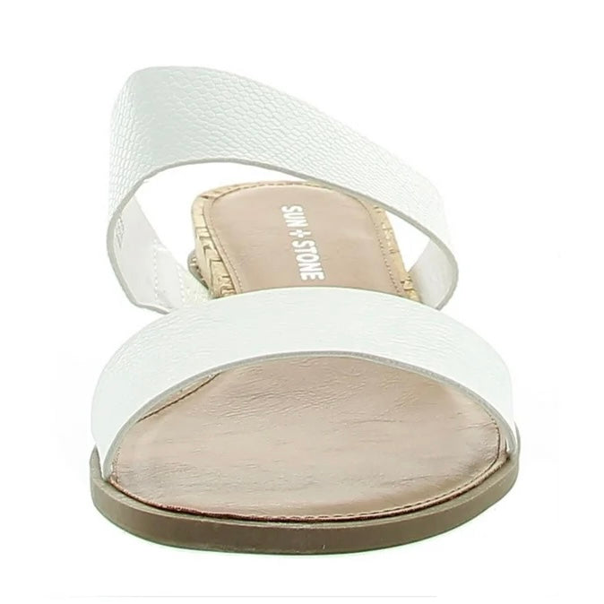 EASTEN Flats Double Band Slide Sandals