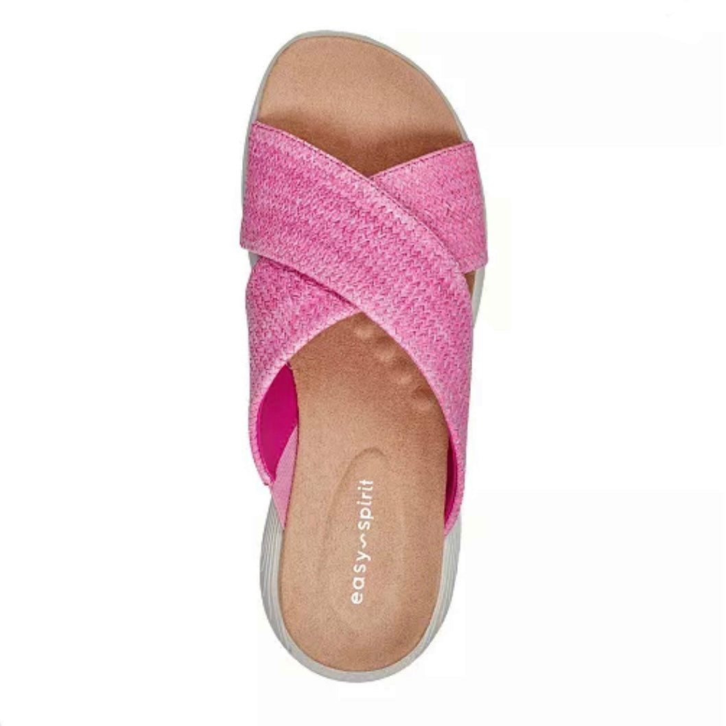 TAITE Slide Comfort Crisscross Strap Casual Flats Women's Sandals
