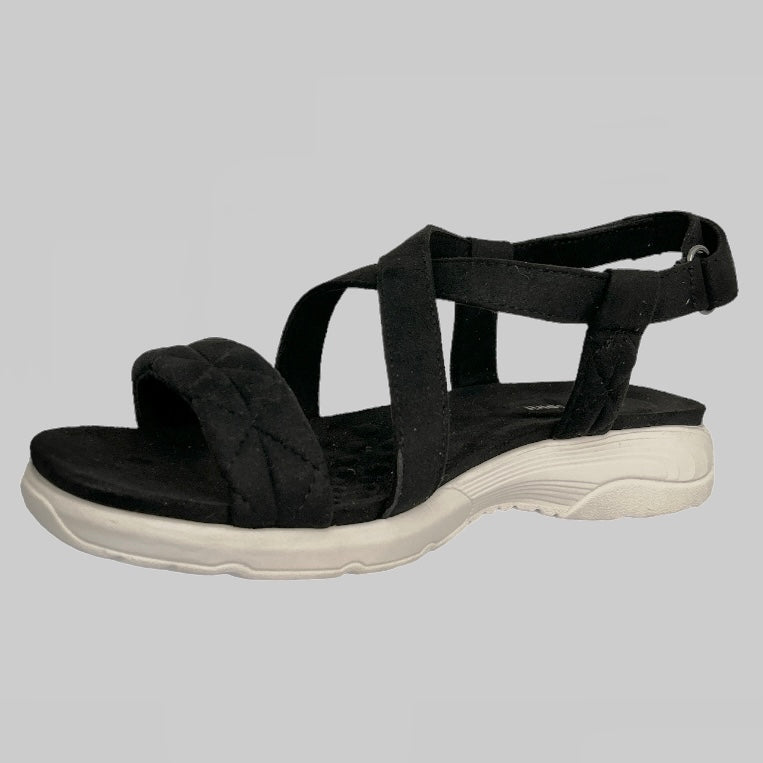 TREASUR7 Strap Flat Sandals Women's Shoes