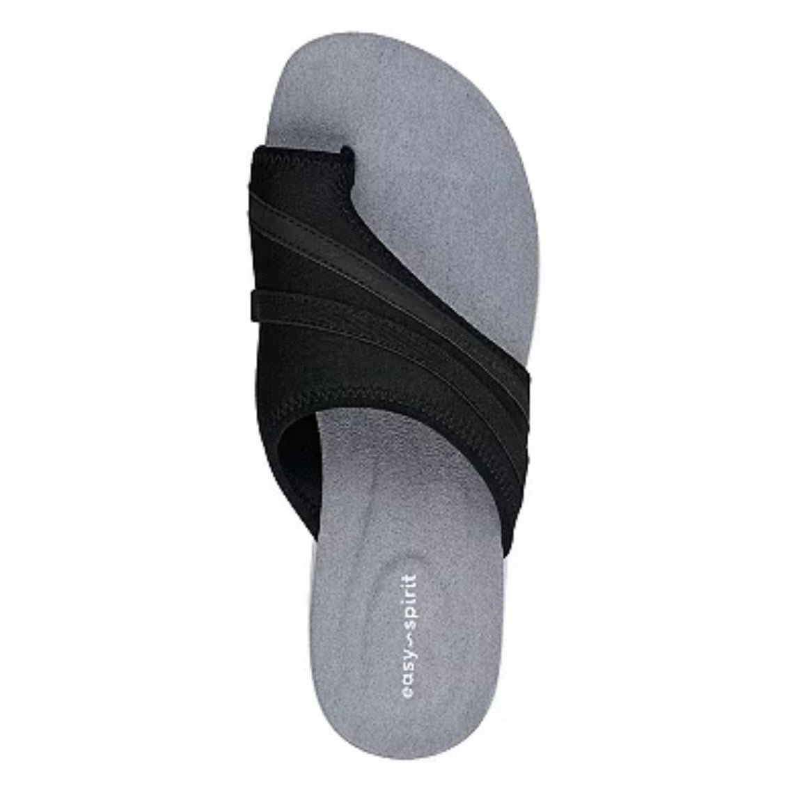 LOLA Casual Ring Toe Flats Sandals Black Women's Shoes
