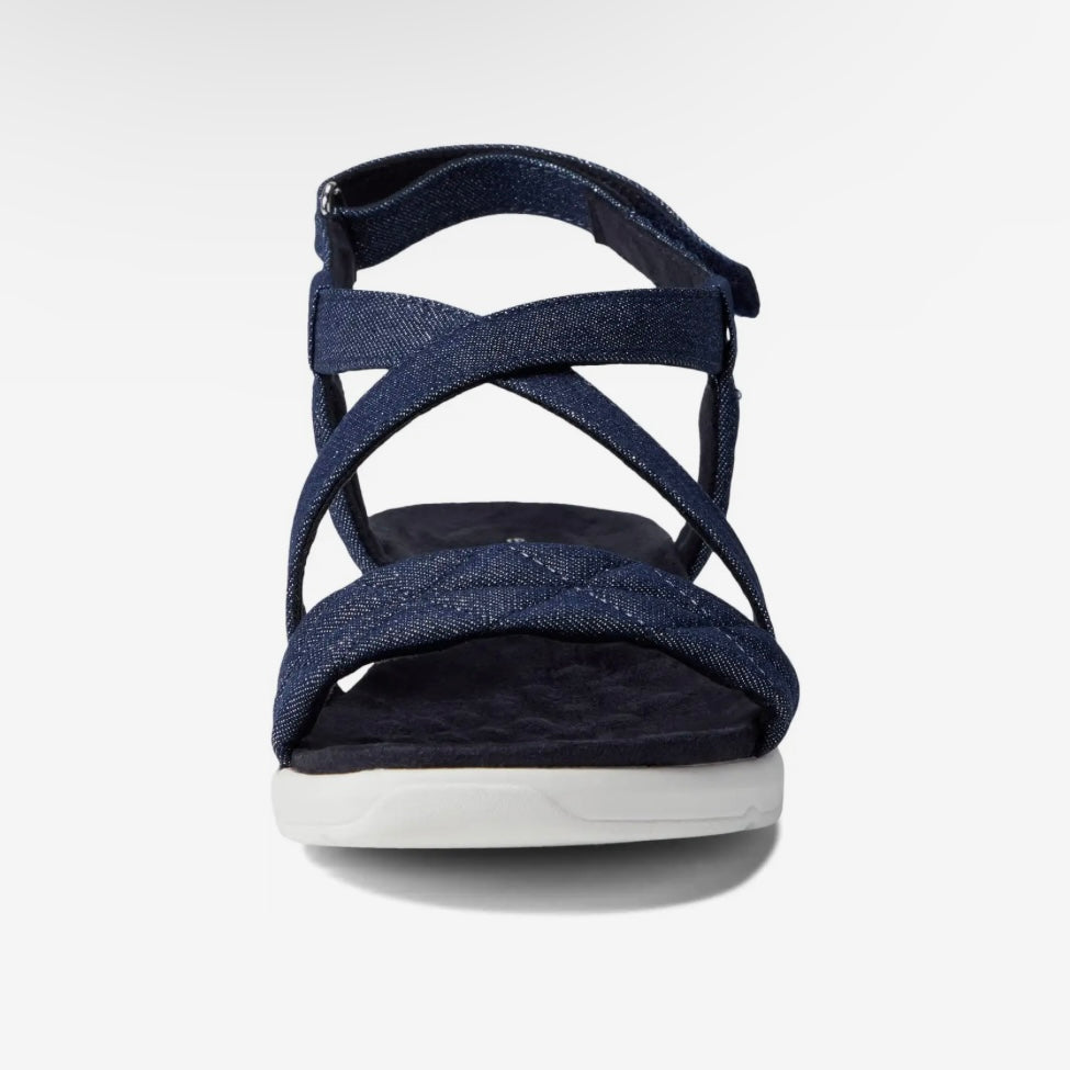 TREASUR7 Women's CrissCross Strap Flat Sandals