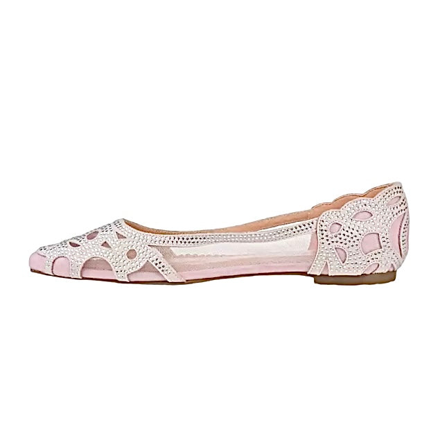 BATAVIA Embellished Flats Blush Women's Shoes