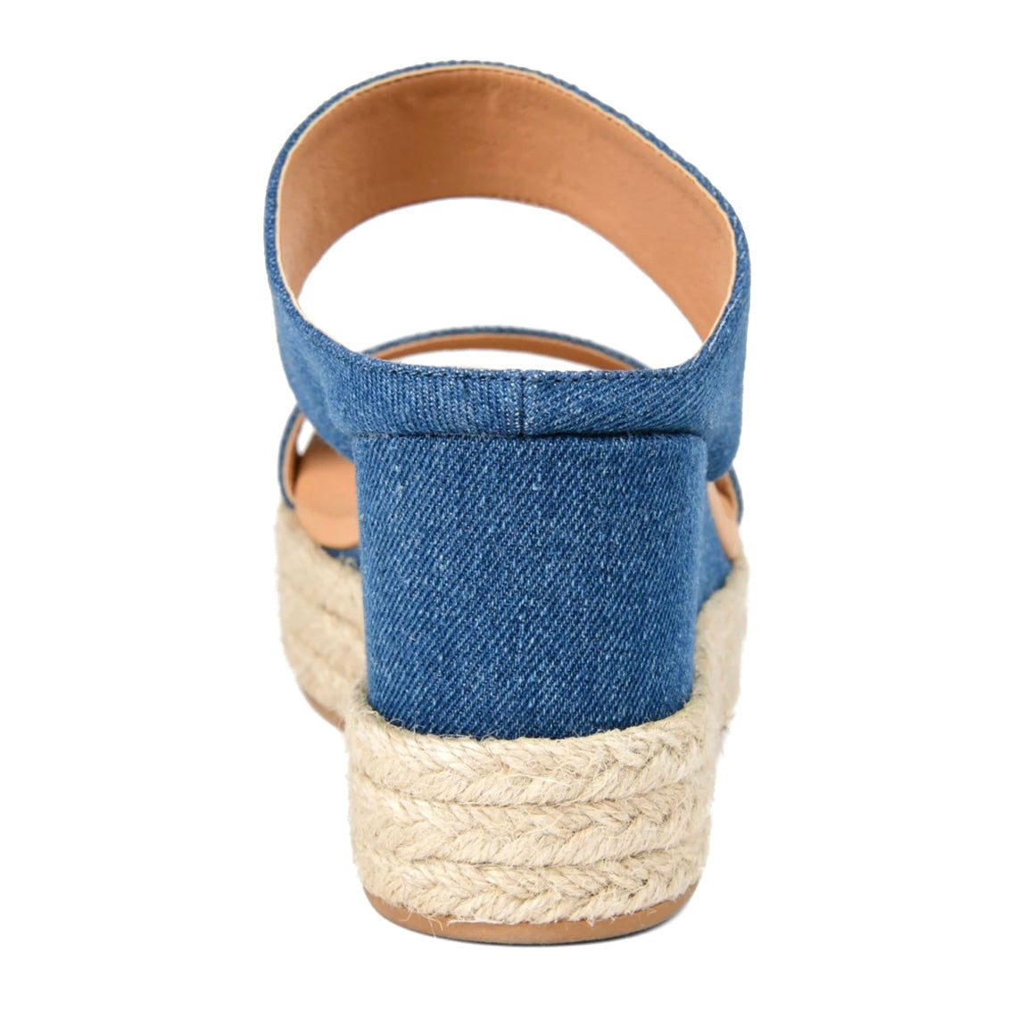 ALISSA Espadrille Wedge Slide Denim Sandals Women's Shoes