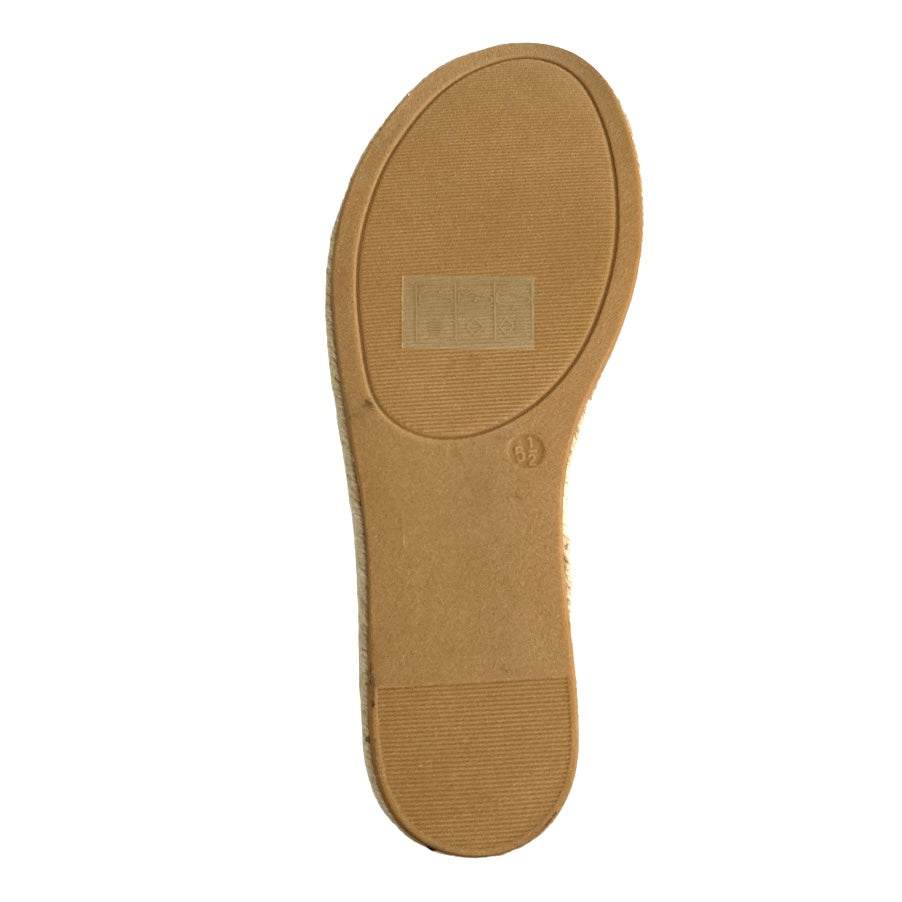 ALISSA Espadrille Wedge Slide Denim Sandals Women's Shoes