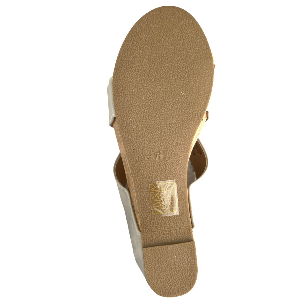 RAYNA Wedge Sandals Slip On Women's Shoes Stone