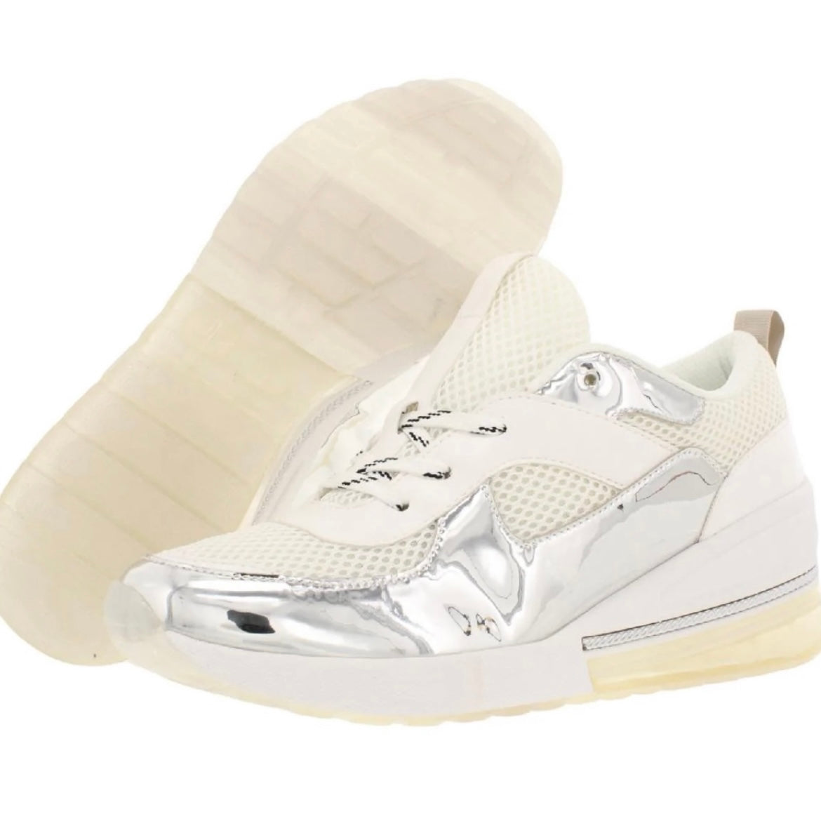 WEDDI Sneakers Lace-Up Wedge Heels Women's Shoes