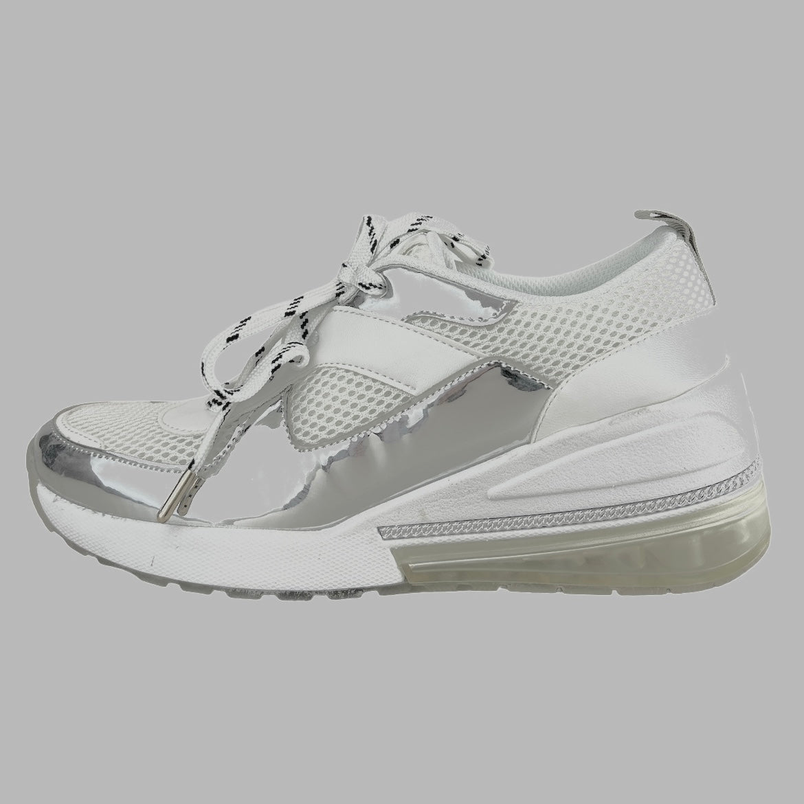 WEDDI Sneakers Lace-Up Wedge Heels Women's Shoes