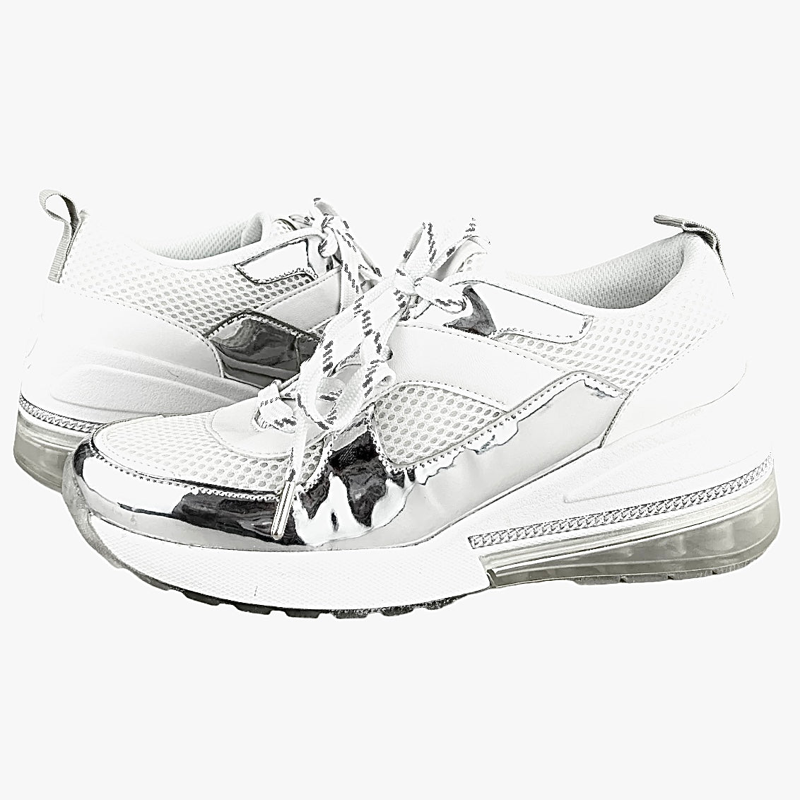 WEDDI Sneakers Lace-Up Wedge Heels Women's Shoes