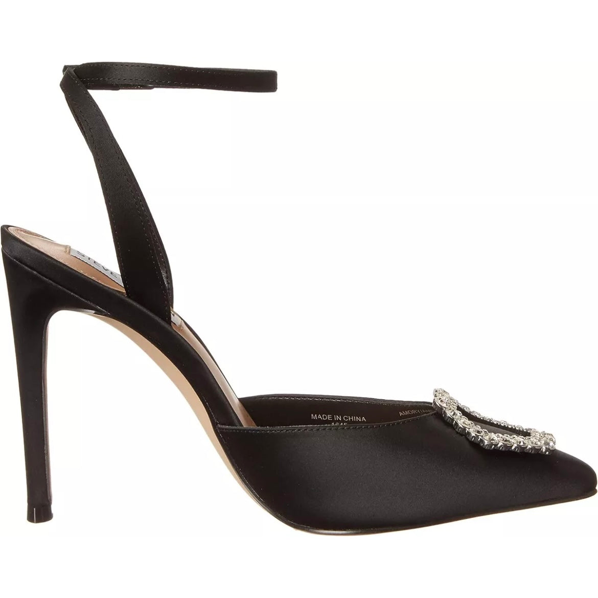AMORY Women's Embellished Pointed Toe Heel Pumps