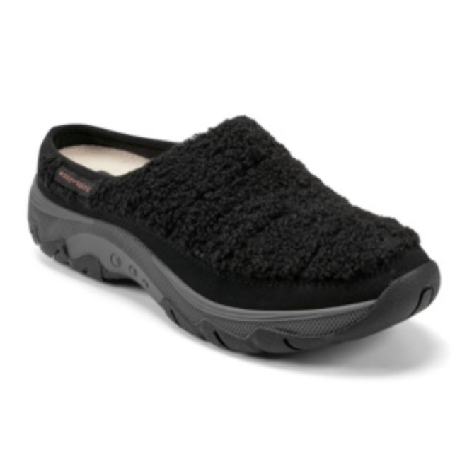 TERRAVE Clogs Black Faux Fur Women's Shoes Size 8.5