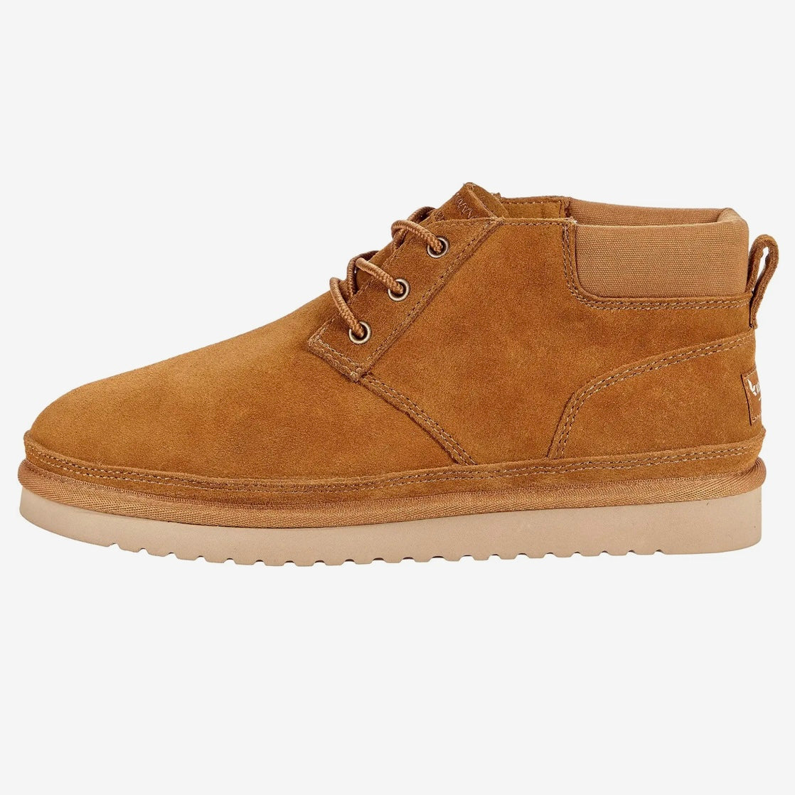 ADVAY Chukka Boots Lace Up Fur Tan Women's Shoes