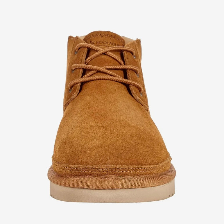 ADVAY Chukka Boots Lace Up Fur Tan Women's Shoes