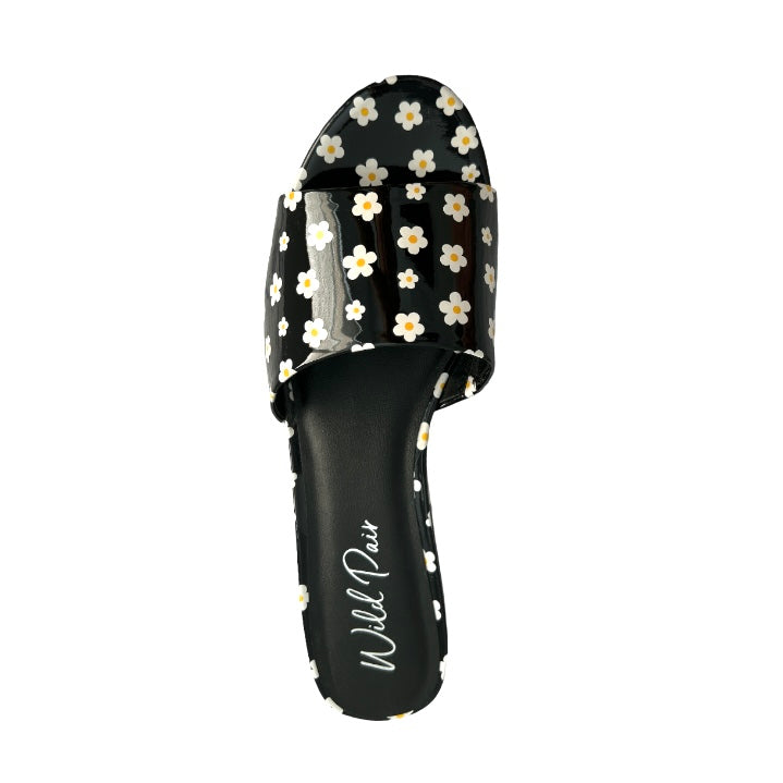 MELBORNEP Women's Platform Block Heel Slide Sandals