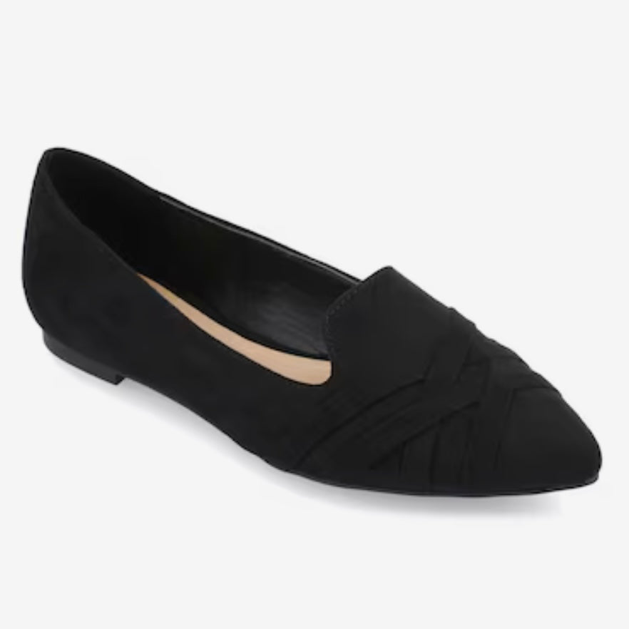 MINDEE Women's Pointed Toe Comfort Loafers Flats Ballet