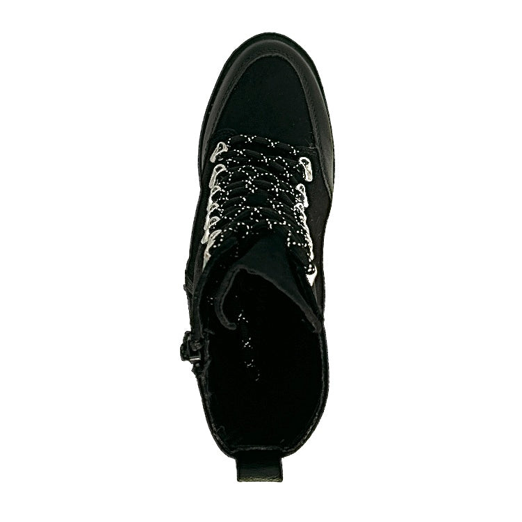 LENNONN Women's Lace-Up Block Heel Booties