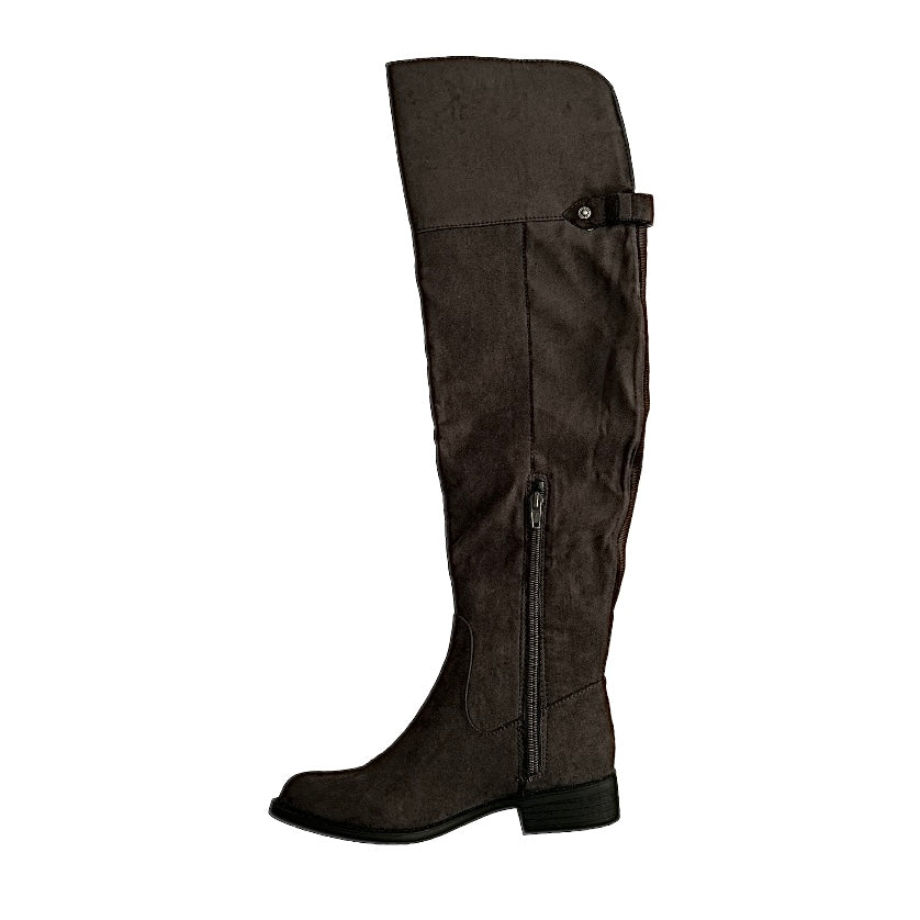 ALLICCE Women's Low Heel Over Knee Boots