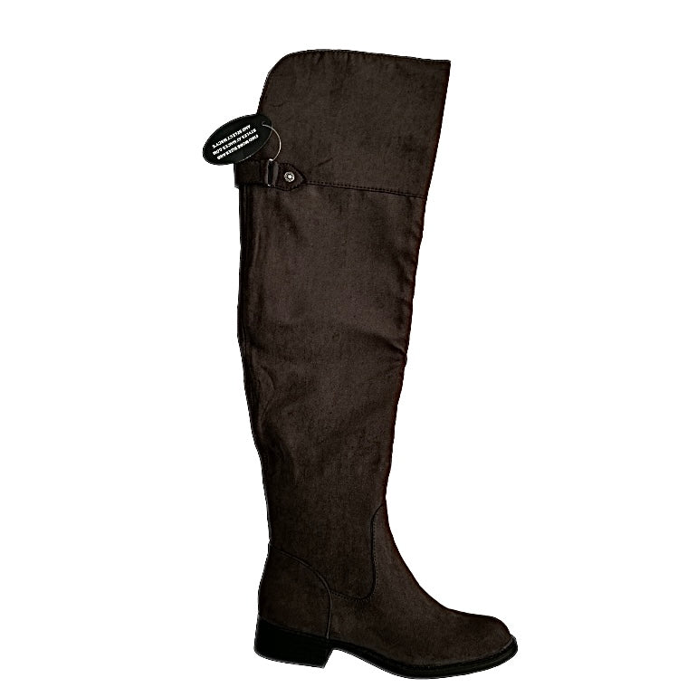 ALLICCE Women's Low Heel Over Knee Boots