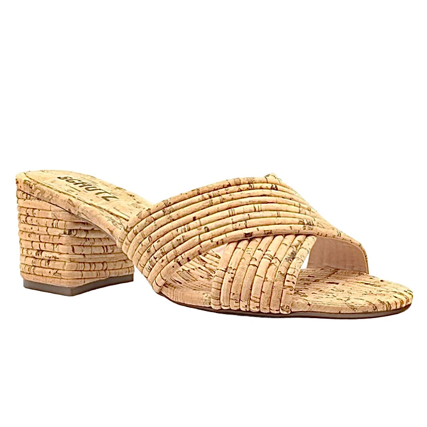 ANNA KATE Slip On Mid-Heel Sandals Women's Shoes