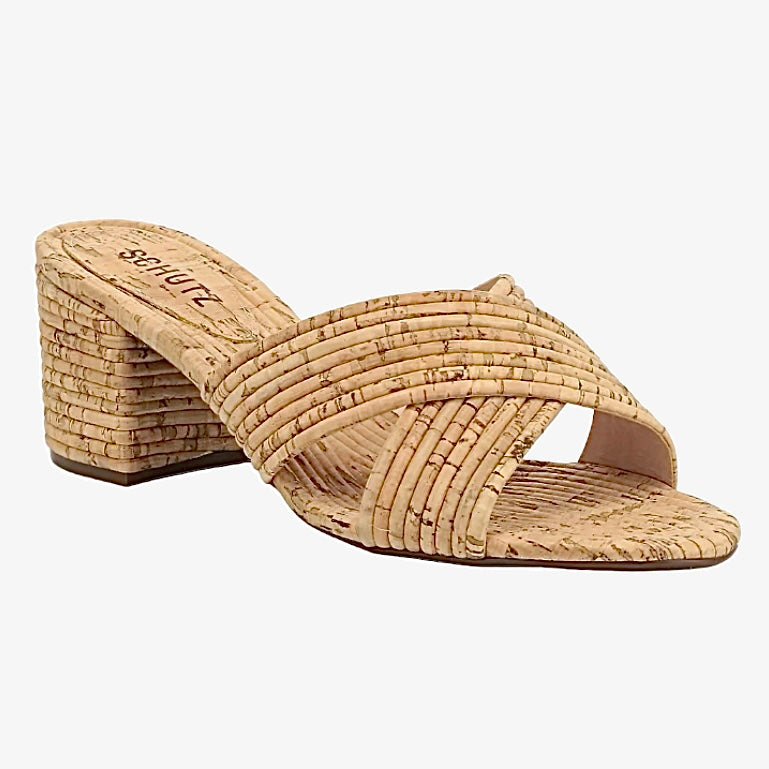 ANNA KATE Slip On Mid-Heel Sandals Women's Shoes