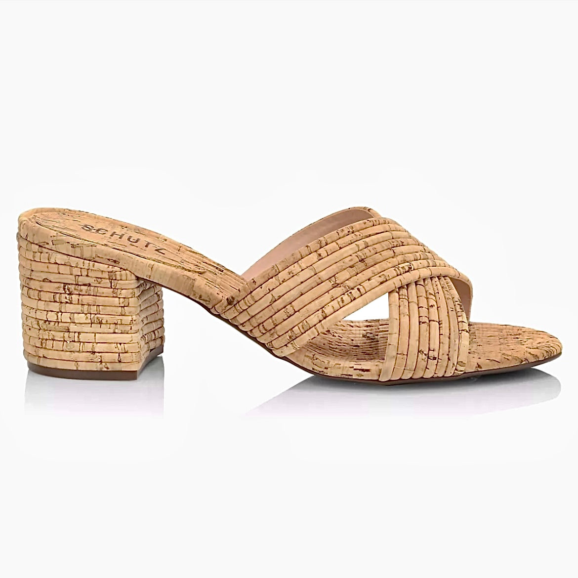 ANNA KATE Slip On Mid-Heel Sandals Women's Shoes
