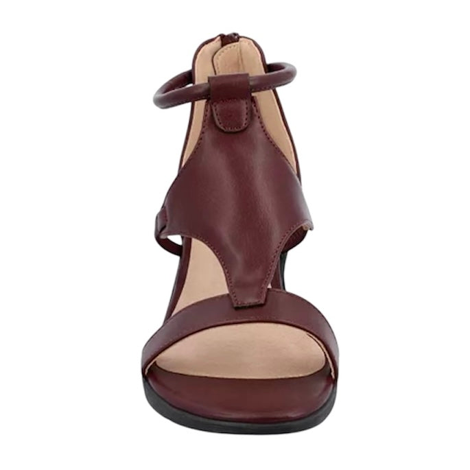 TRAYLE Women's Ankle Strap Wedge Heel Sandals