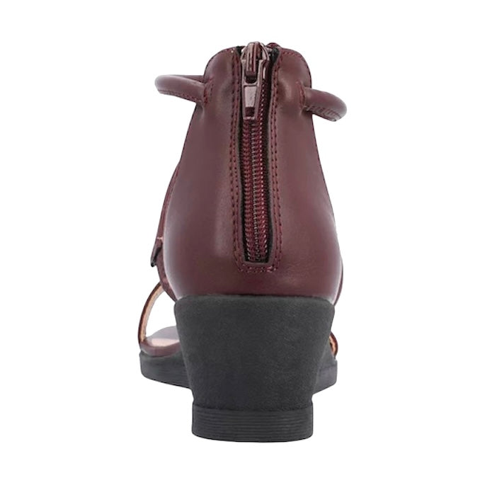 TRAYLE Women's Ankle Strap Wedge Heel Sandals
