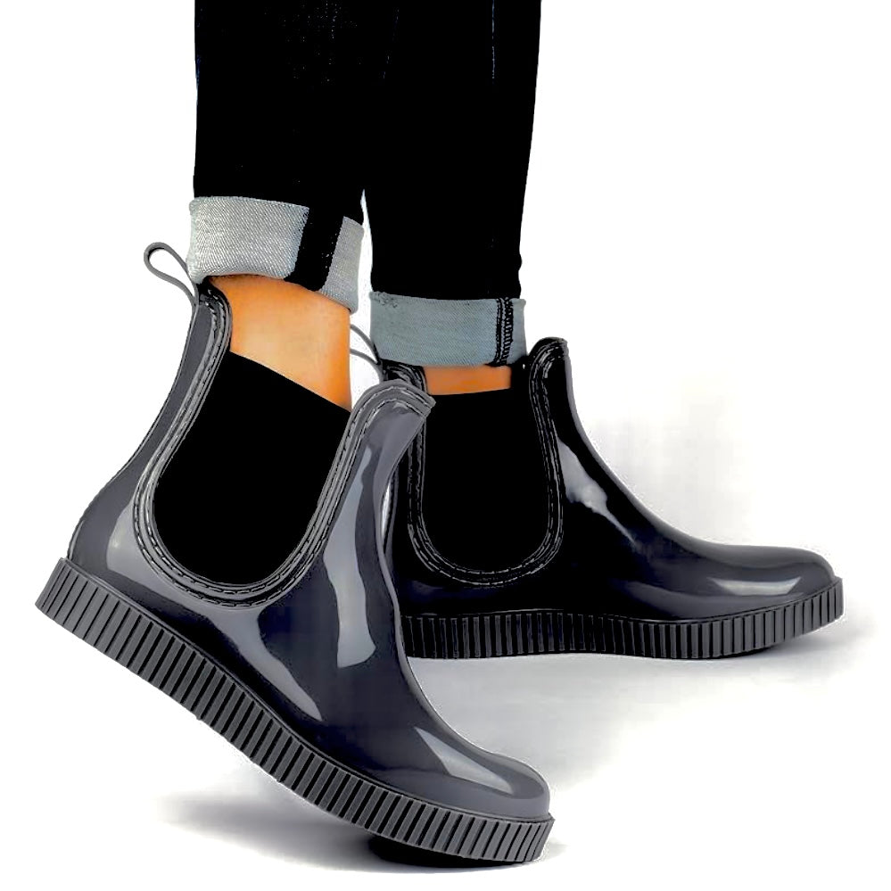 DRIP Ankle Rubber Water Resistant Rain Boots