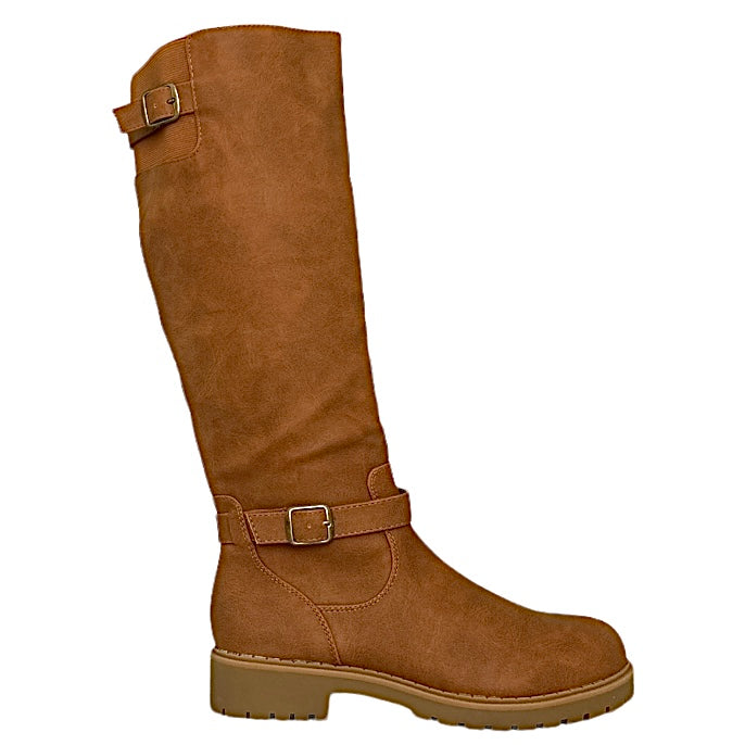 ELENORR Buckle Riding Boots Women's Shoes