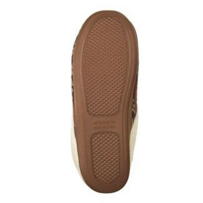 LODGE Men's Closure-Toe Knit Comfort Slippers Shoes