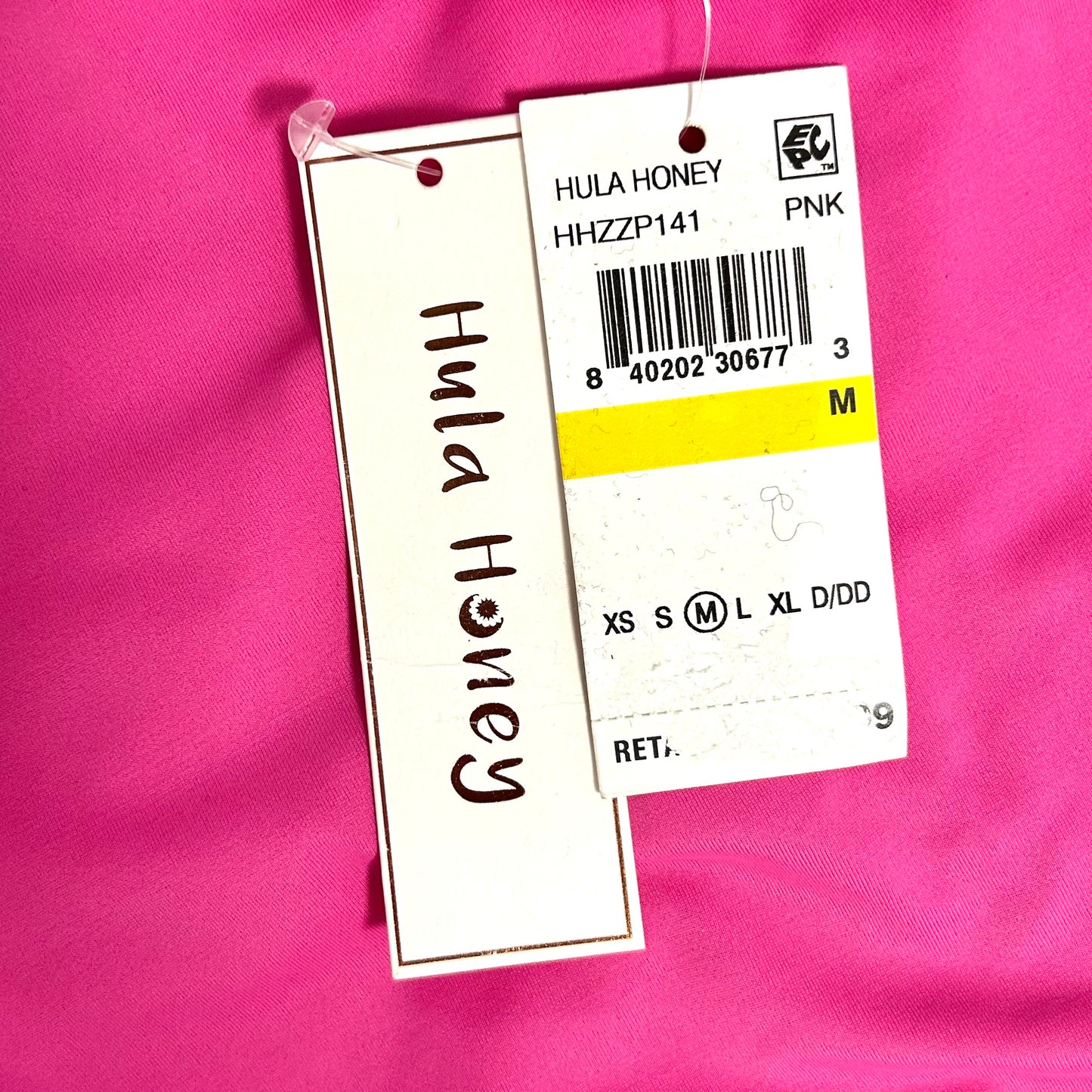 Pink Solid Bikini Bottoms Size M Women's Swimwear