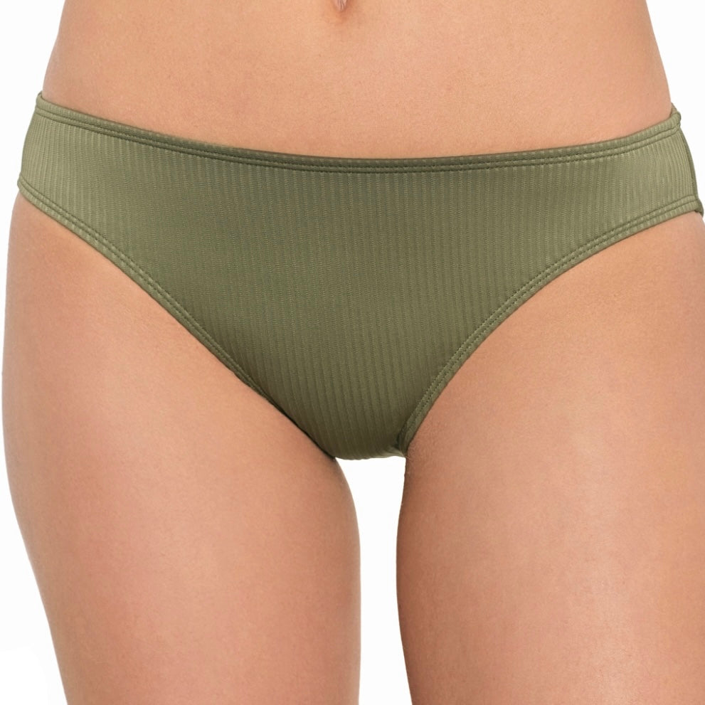 Ribbed Hipster Bikini Bottoms Swimwear