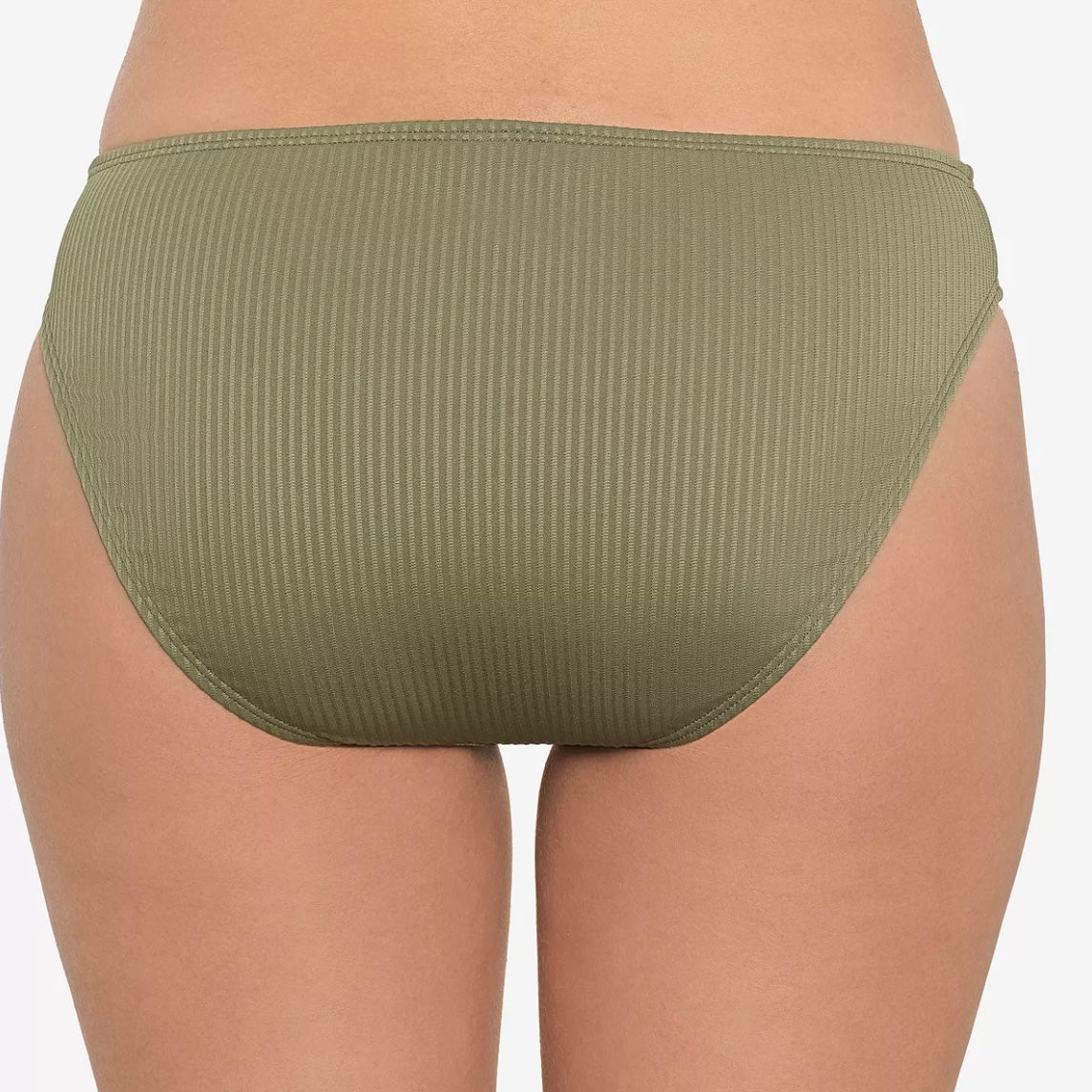 Ribbed Hipster Bikini Bottoms Swimwear