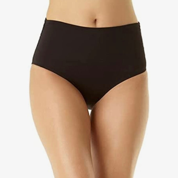 High-Waist Bikini Bottoms Full Coverage Women's Swimwear