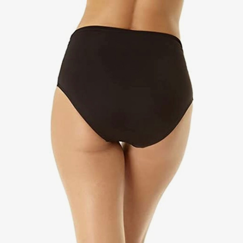 High-Waist Bikini Bottoms Full Coverage Women's Swimwear