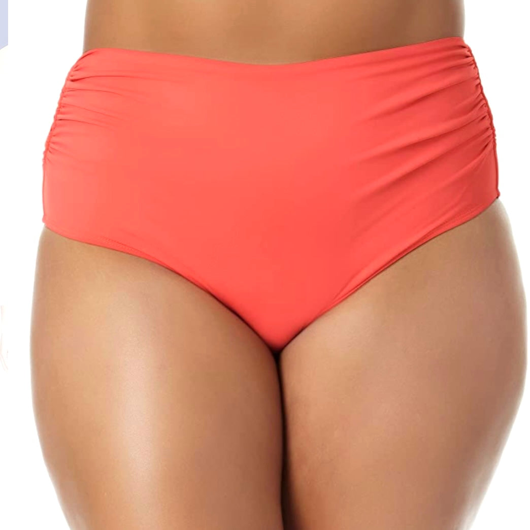 High-Waist Bikini Bottoms Full Coverage Women's Swimwear