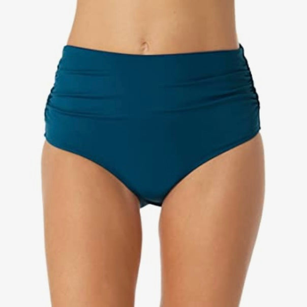 High-Waist Bikini Bottoms Full Coverage Women's Swimwear