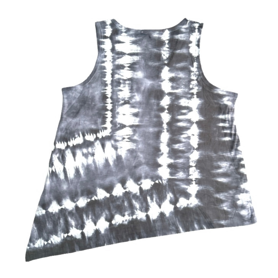 Women's Asymmetrical Hem Tank Tie Dye