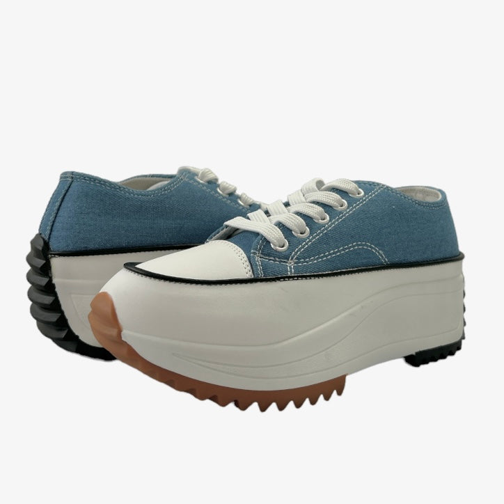 WALK-1 Women's Low Top Platform Fashion Sneakers