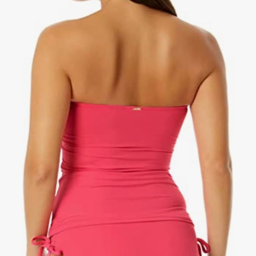 Twist-Front Ruched Tankini Swim Top Women's Swimwear