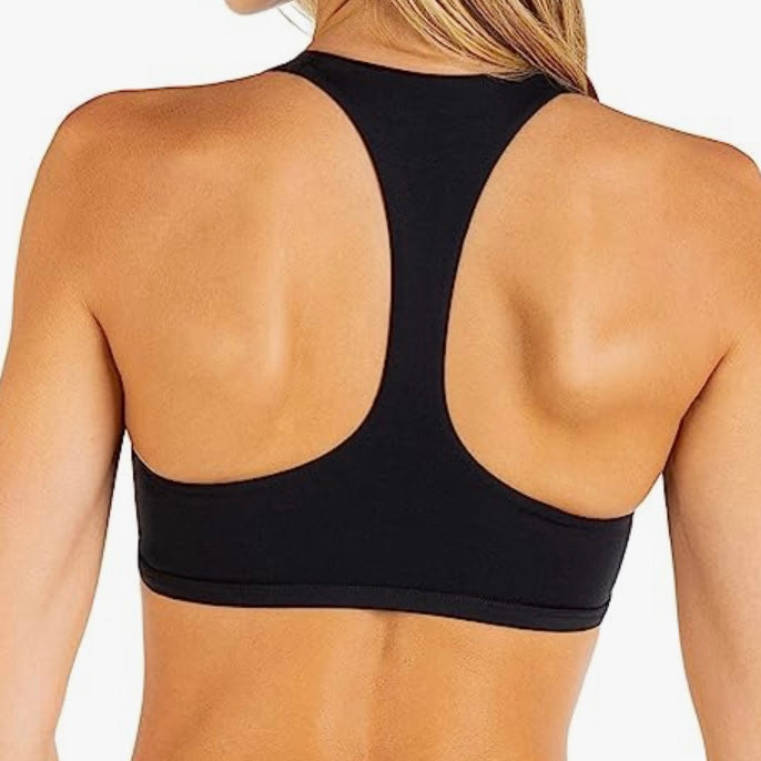 One And Only Scoop Neck Bikini Top Black Women's Swimwear